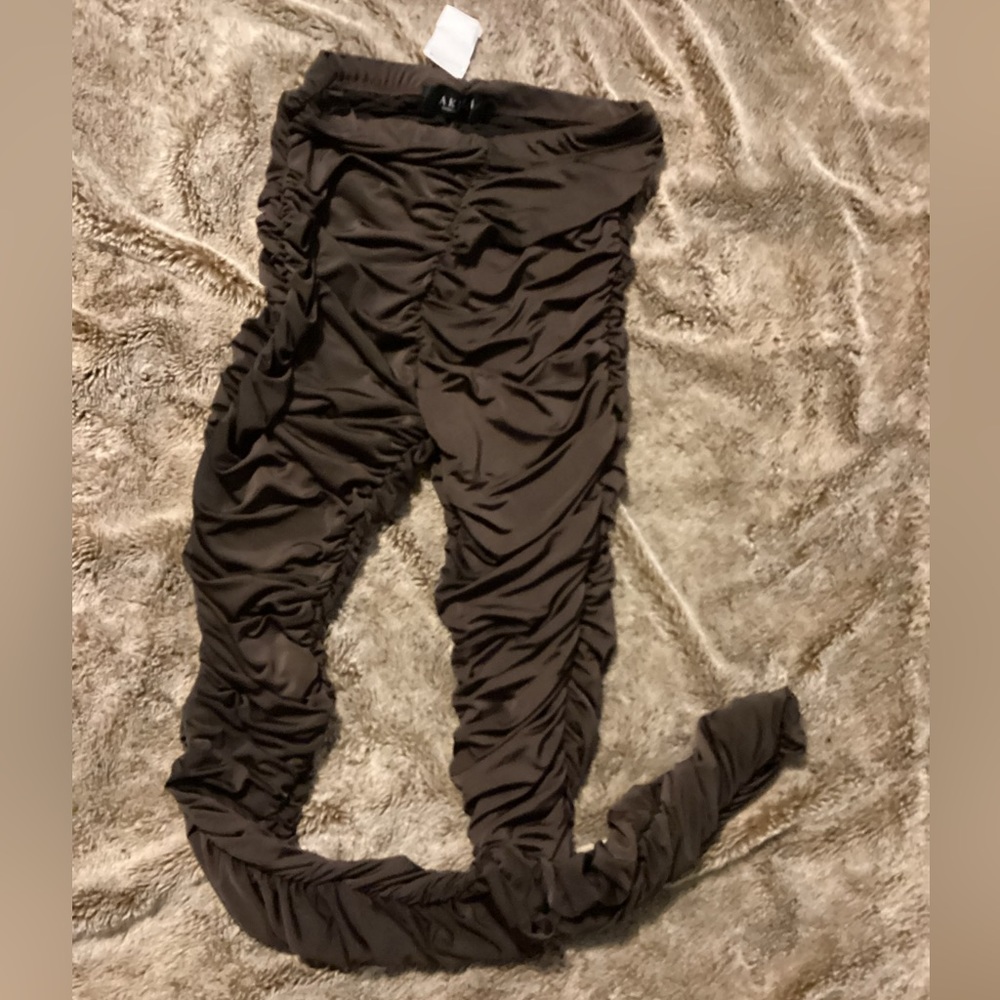 Scrunch high waisted pants